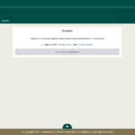 Captura de tela solicitando que o usuário concorde com os Termos e Condições e com a Declaração de Privacidade